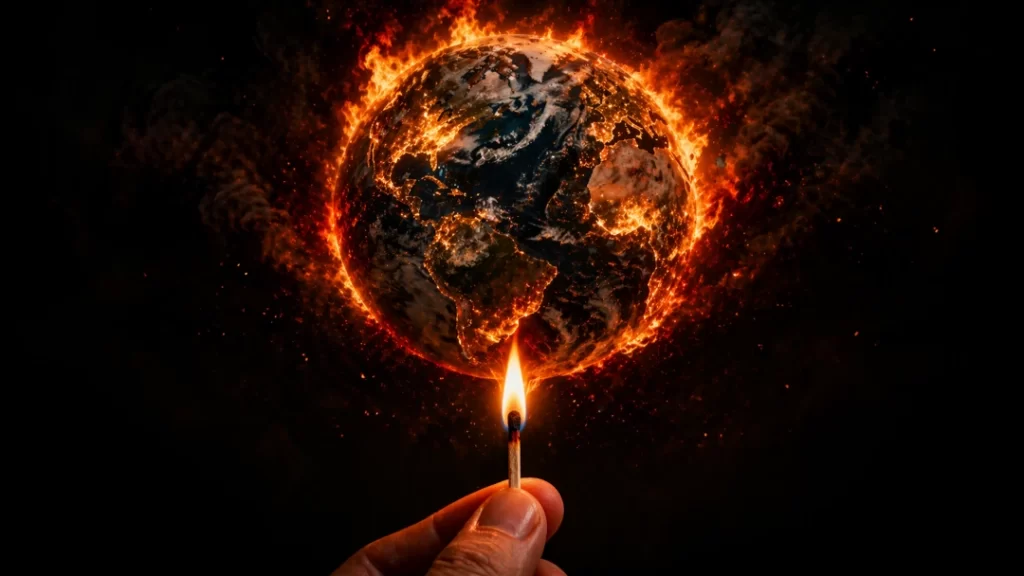 earth on fire