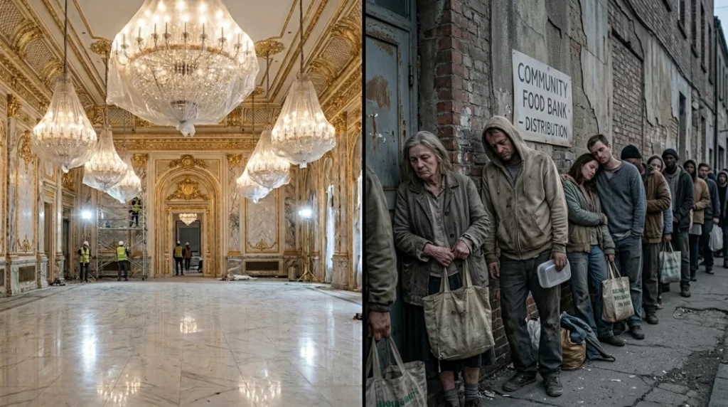 Ballroom versus Food Banks