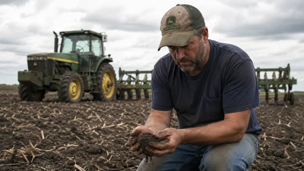 Farmer in a field