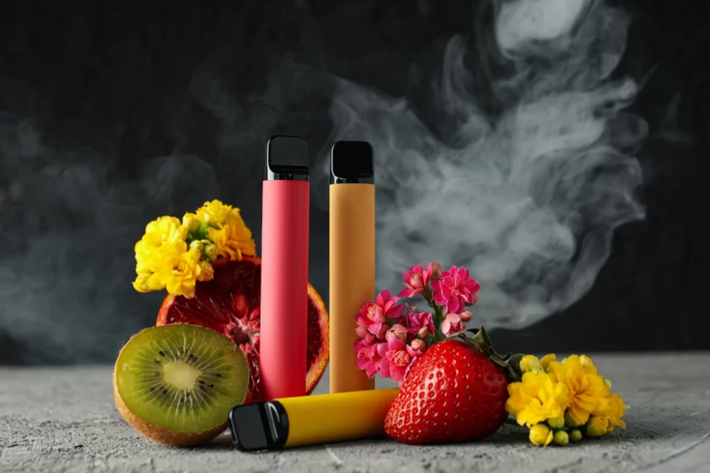 colorful-fruits-and-electronic-cigarettes