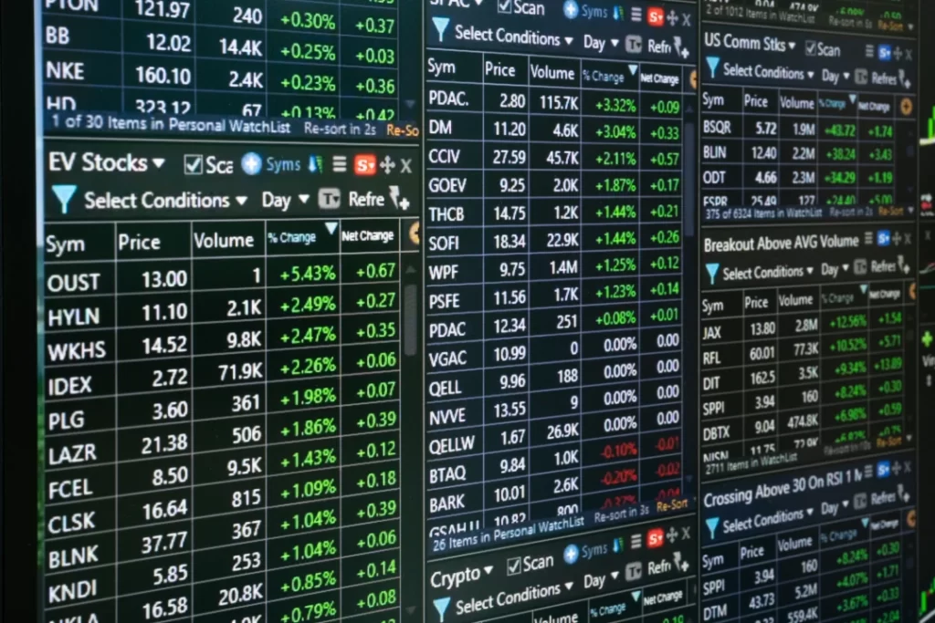 digital-graph-chart-stock