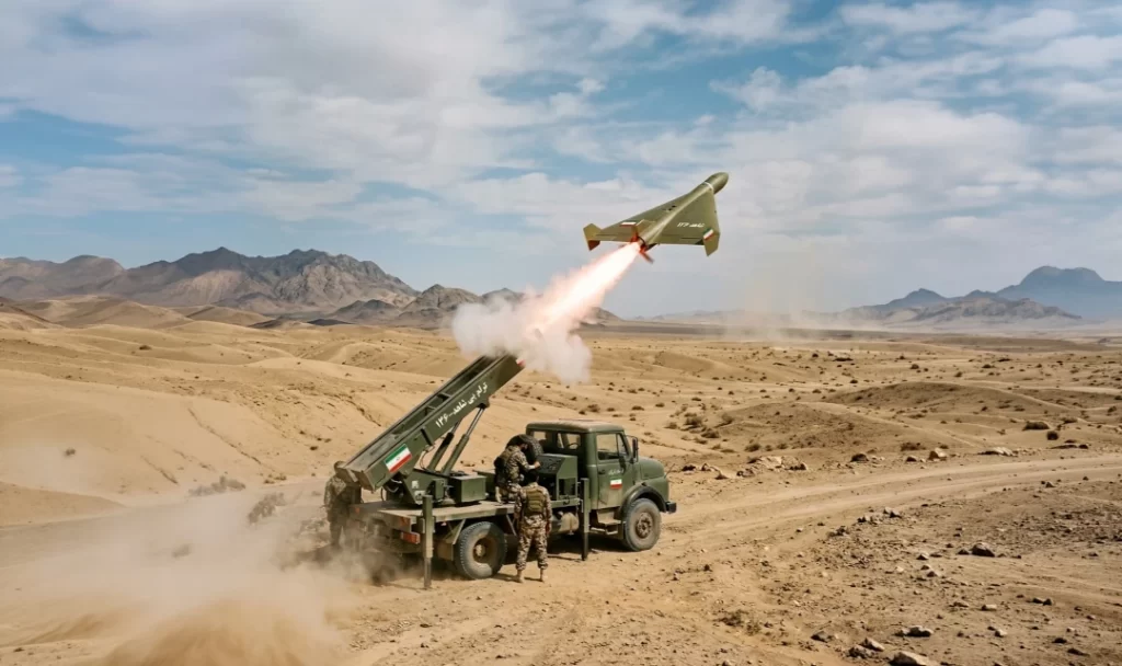 iranian drone launch