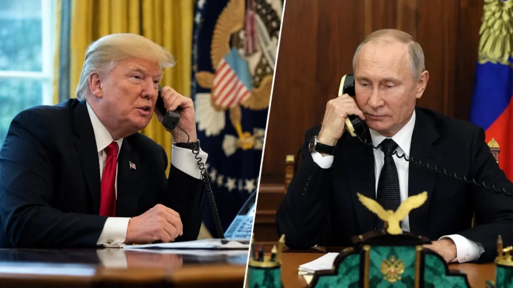 trump talking to putin