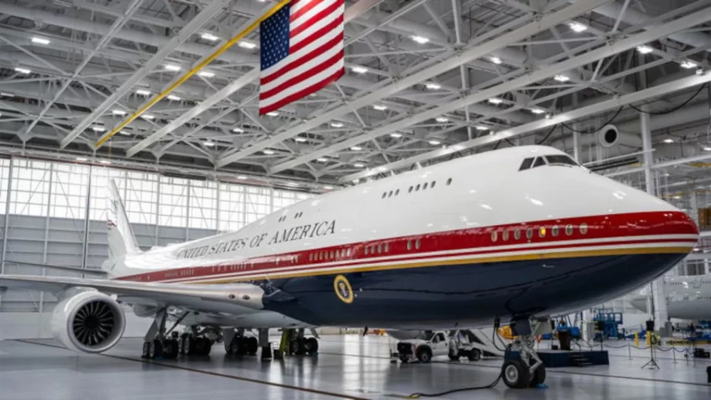 The new presidential plane