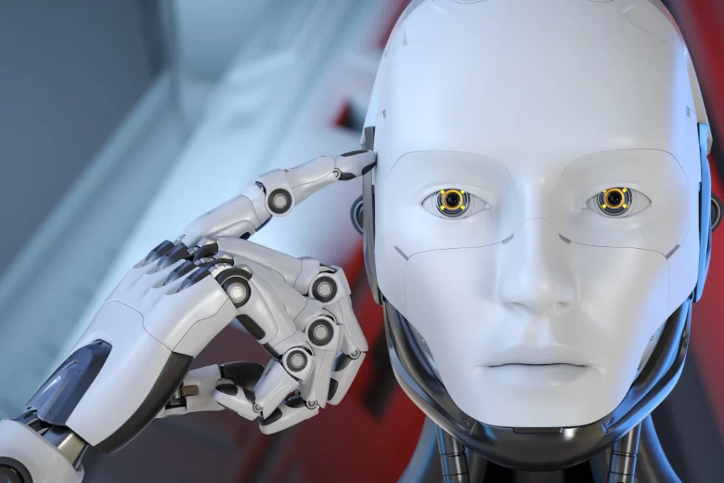 thinking-robot-with-hand-to-head-in-thought