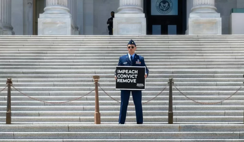 Major Jason Watson Protest