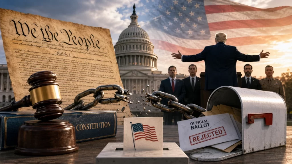 Trump stealing midterm elections