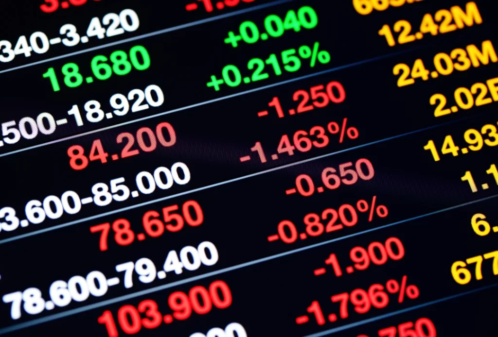stock-market-data-on-display