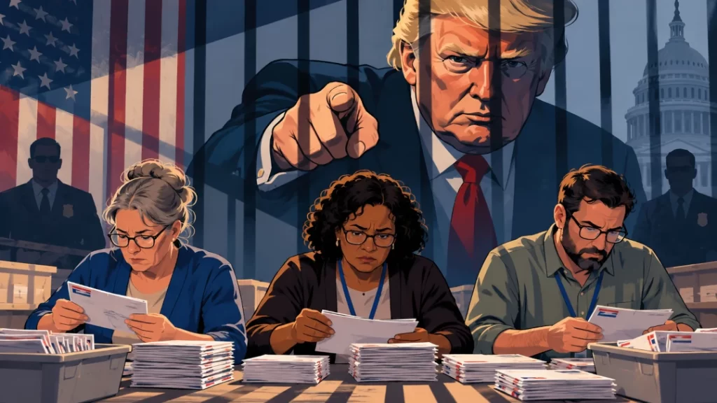 Ballot Workers Under Shadowed Threat